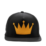 Crowned Gold Black Hat