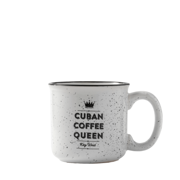 Ceramic Mug white flake